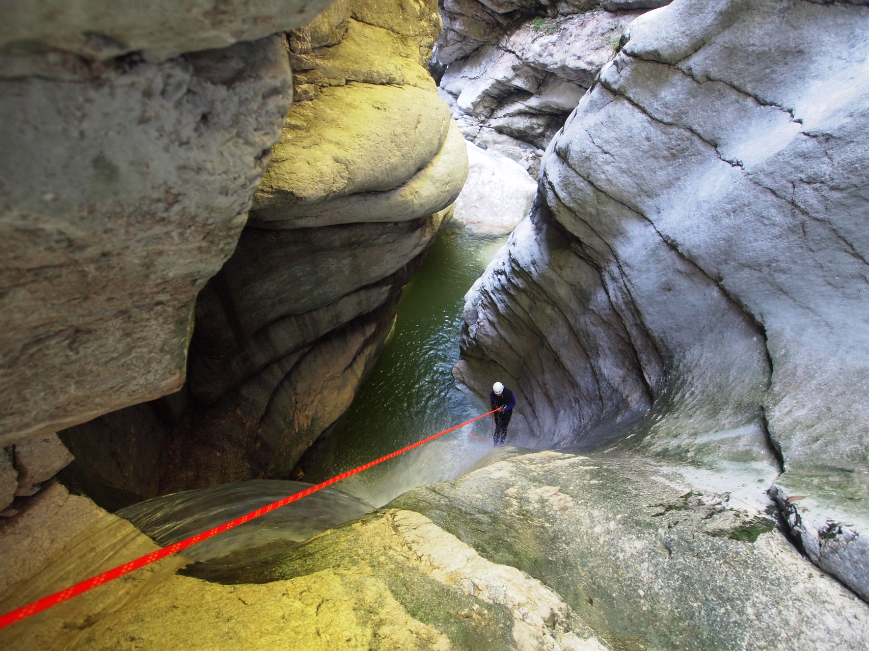 "Canyoning im Salzkg." v. Mag. Peter Sykora 3.)GW. u. 2.)EW., 21 Pkt.