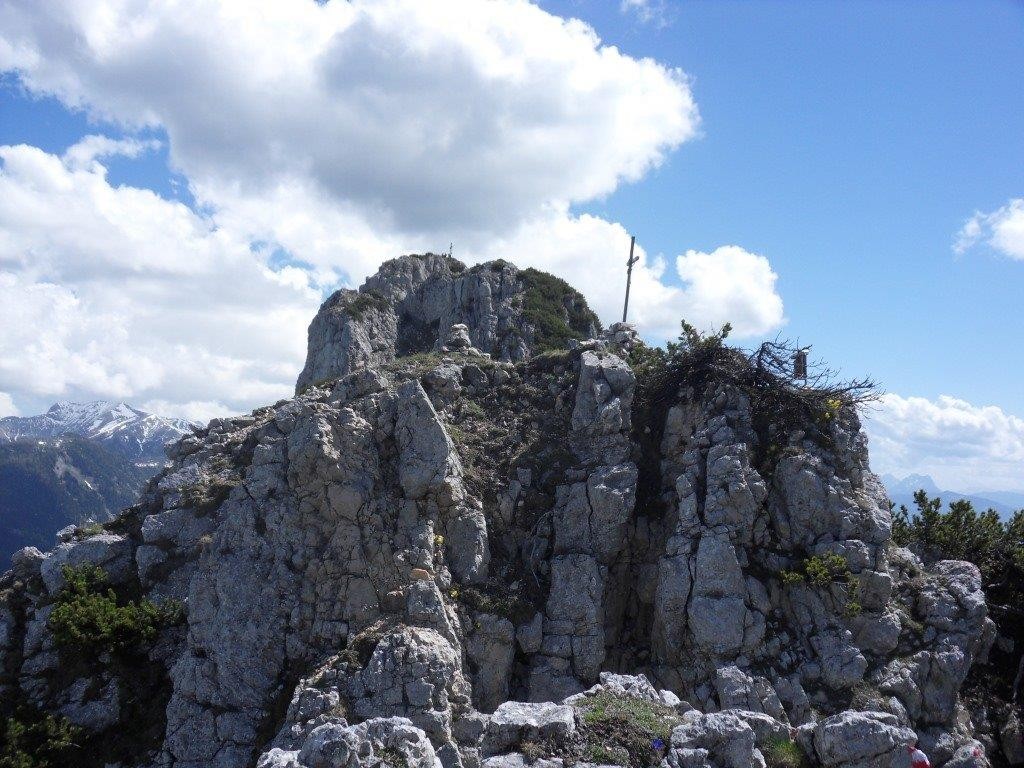 Blick auf 1. Gipfel (Hechlstein)