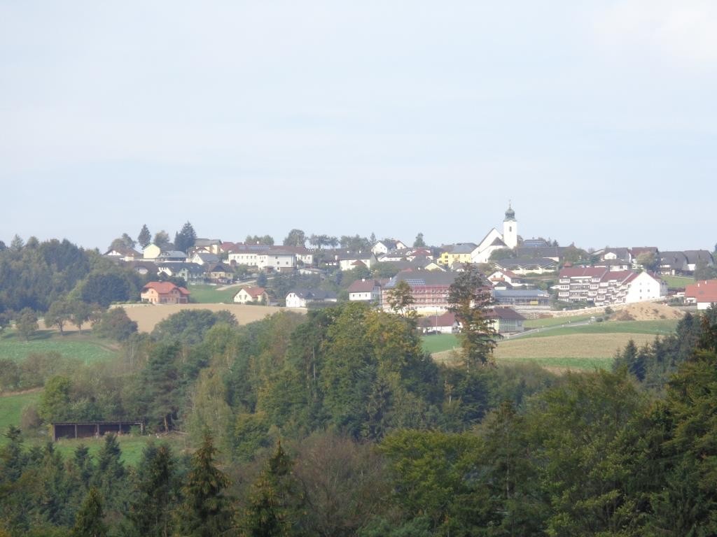 Blick zurück auf Neustadtl an der Donau