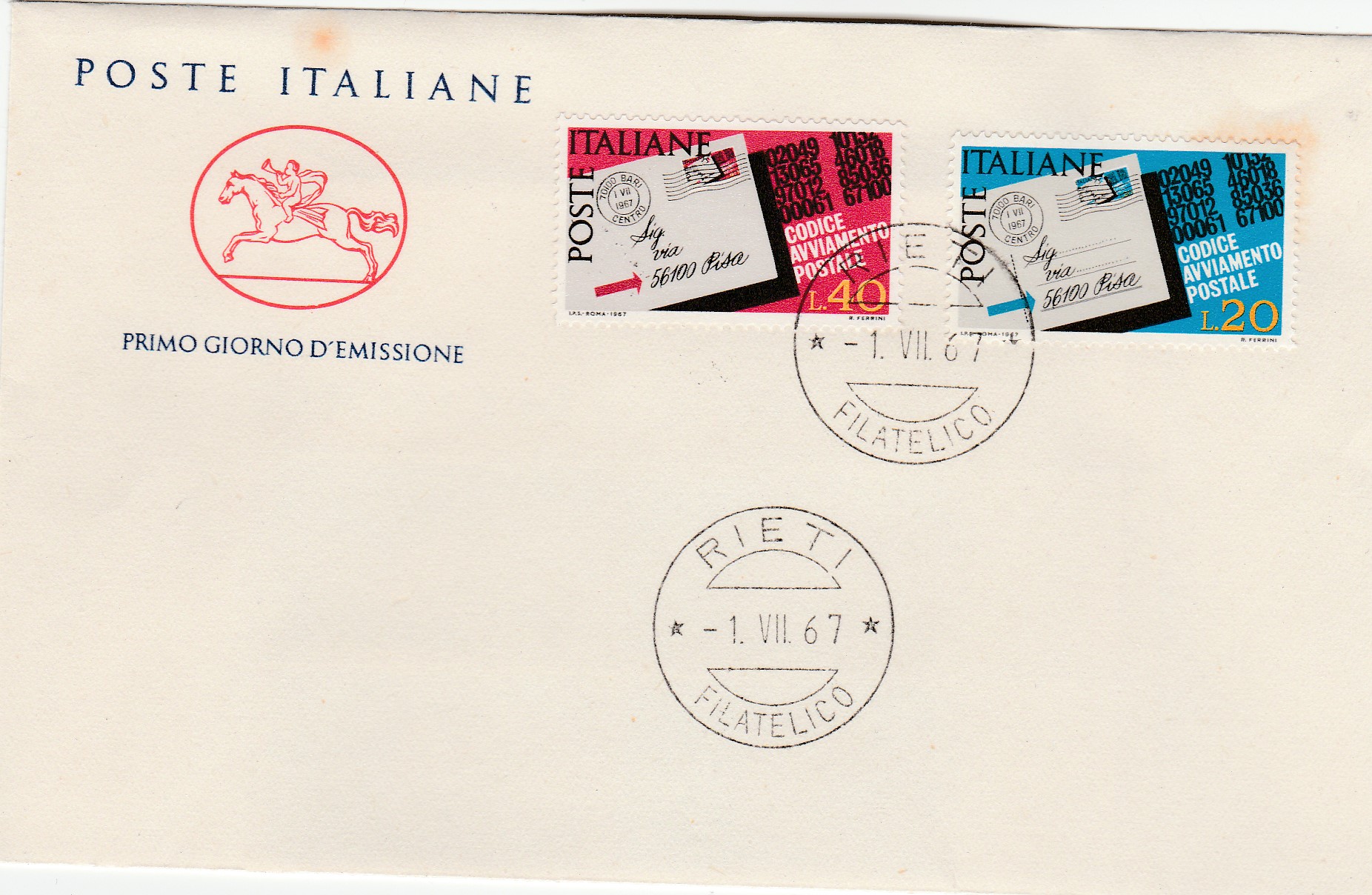 1967 Codice di avviamento postale Le mie 1967 Codice di avviamento postale Le mie