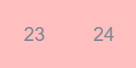 legende des dates occupées