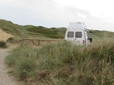 Schweden Camping Hvide - Sande (Viel Sand auf deutsch) mitten in den Dünen. 