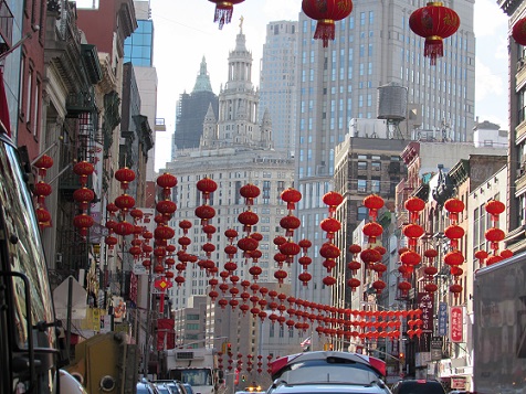 Strassenbild in Chinatown