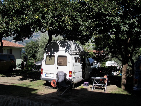 Camping Priori im Zentrum von Malcesine