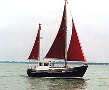 Ketch: they are similar to a sloop, but there is a second shorter mast astern of the mainmast, but forward of the rudder post. The second mast is called the mizzen mast and the sail is called the mizzen sail.