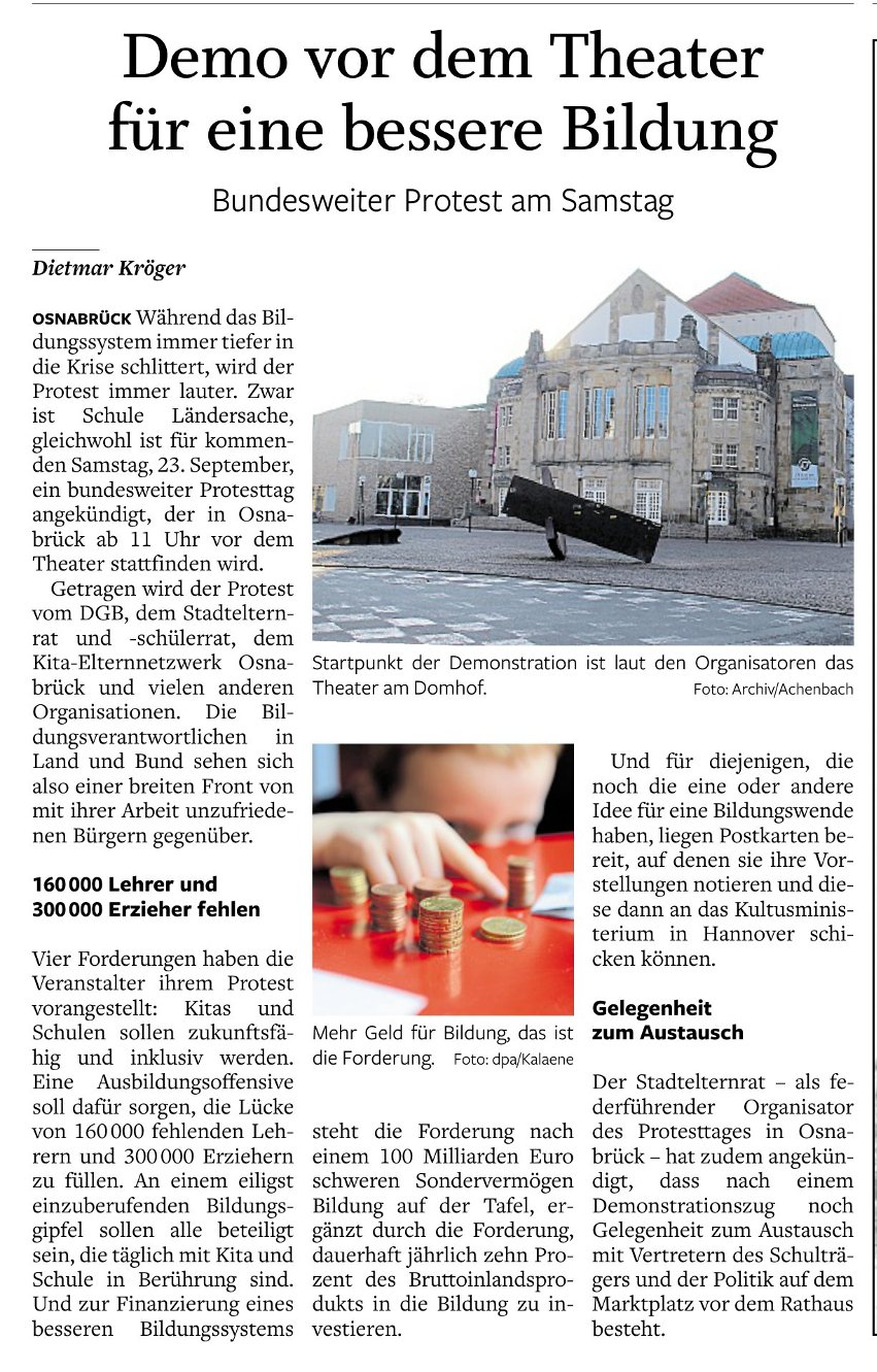 Quelle: Neue Osnabrücker Zeitung vom 22.09.2023