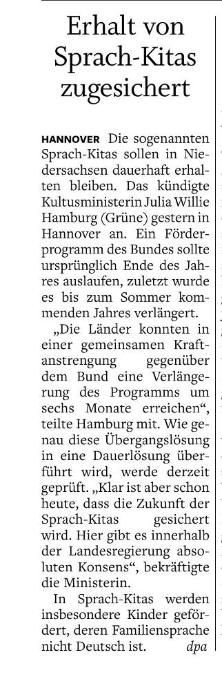 Quelle: Neue Osnabrücker Zeitung vom 15.11.2022