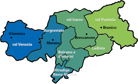 Cartina Trentino Val Pusteria