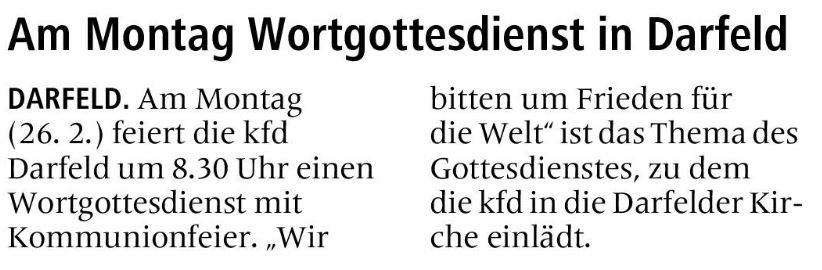 Allgemeine Zeitung vom 24.02.2024