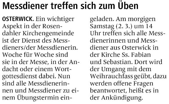 Allgemeine Zeitung vom 01.03.2024