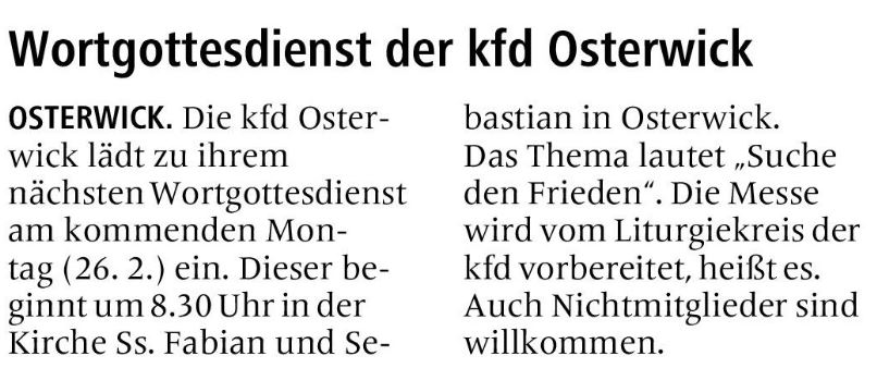 Allgemeine Zeitung vom 22.02.2024