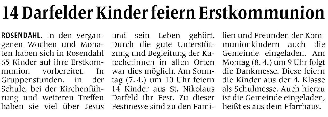 Allgemeine Zeitung vom 02.04.2024