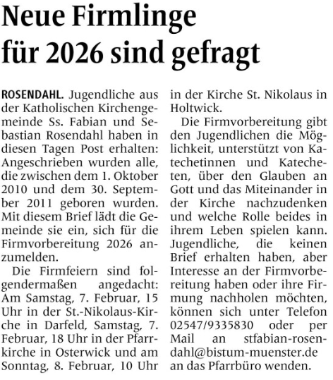 Allgemeine Zeitung vom 25.06.2025