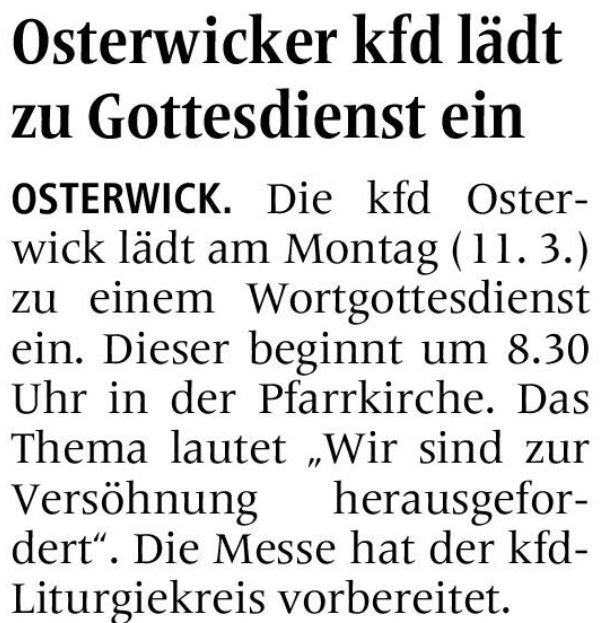 Allgemeine Zeitung vom 08.03.2024