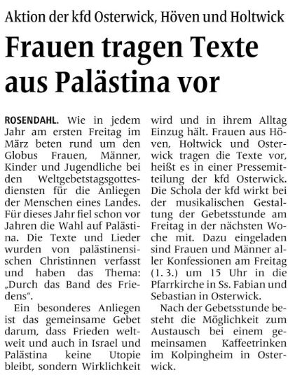 Allgemeine Zeitung vom 20.02.2024