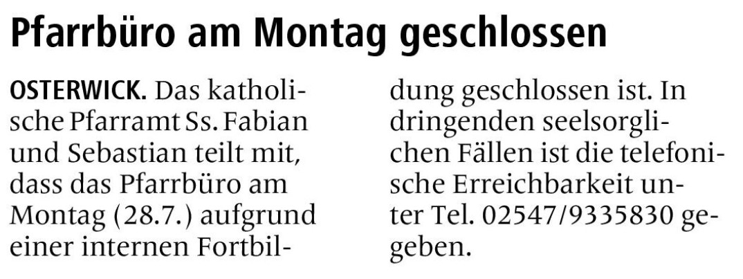 Allgemeine Zeitung vom 26.07.2025