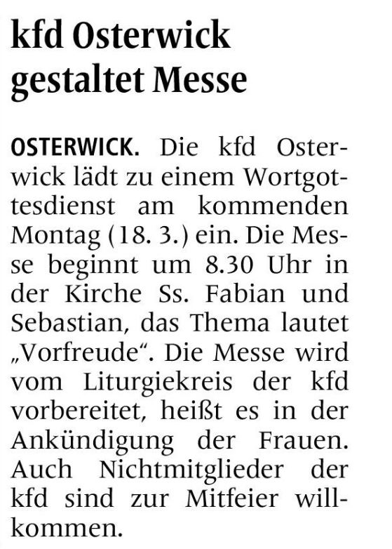 Allgemeine Zeitung vom 15.03.2024