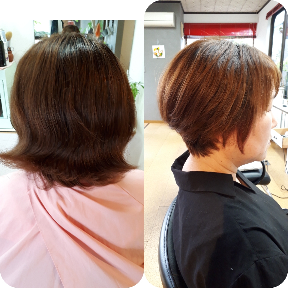 梅雨前にスッキリ✨ショートに変身。
