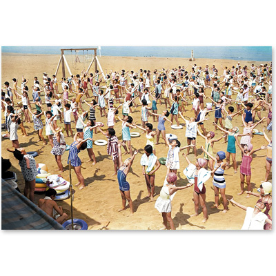 1962（昭和37）年7月17日、金沢市の粟崎海水浴場