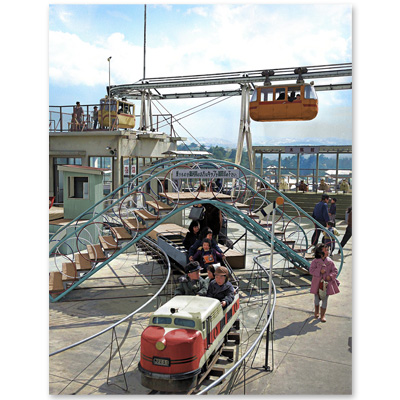 1958（昭和33）年3月8日、金沢市武蔵ヶ辻の旧丸越百貨店