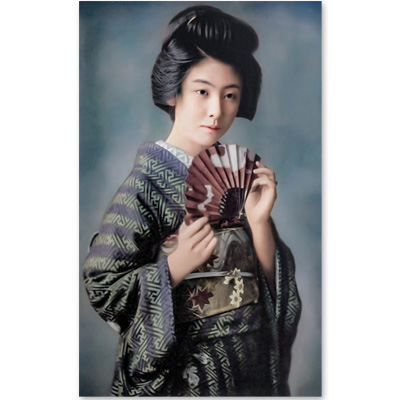彩色絵葉書美人