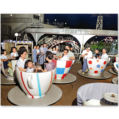 1963（昭和38）年7月6日、金沢市片町の大和百貨店屋上