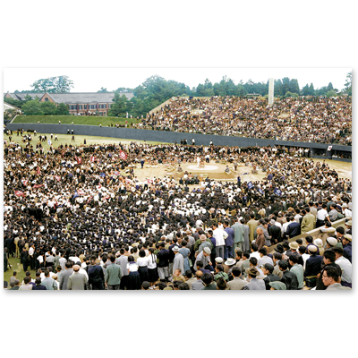 1959（昭和34）年6月7日、金沢市の兼六園球場