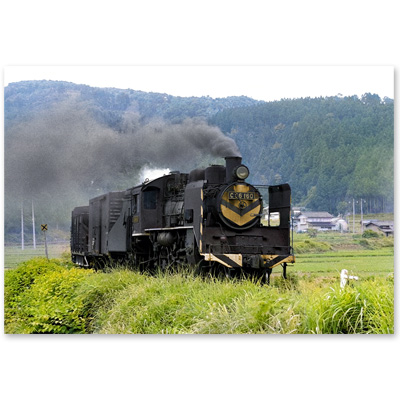 1972（昭和47）年6月27日、旧国鉄七尾線能登三井駅付近