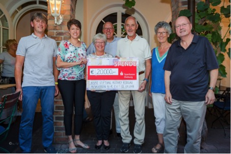 v.l.n.r.: Christian Weiland, Susanne Schlensog, Else Knaf, Lothar Mark, Michael Römer, Angela Groh, Herbert Sahm