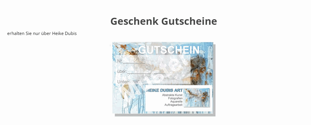Gutscheine verschenken