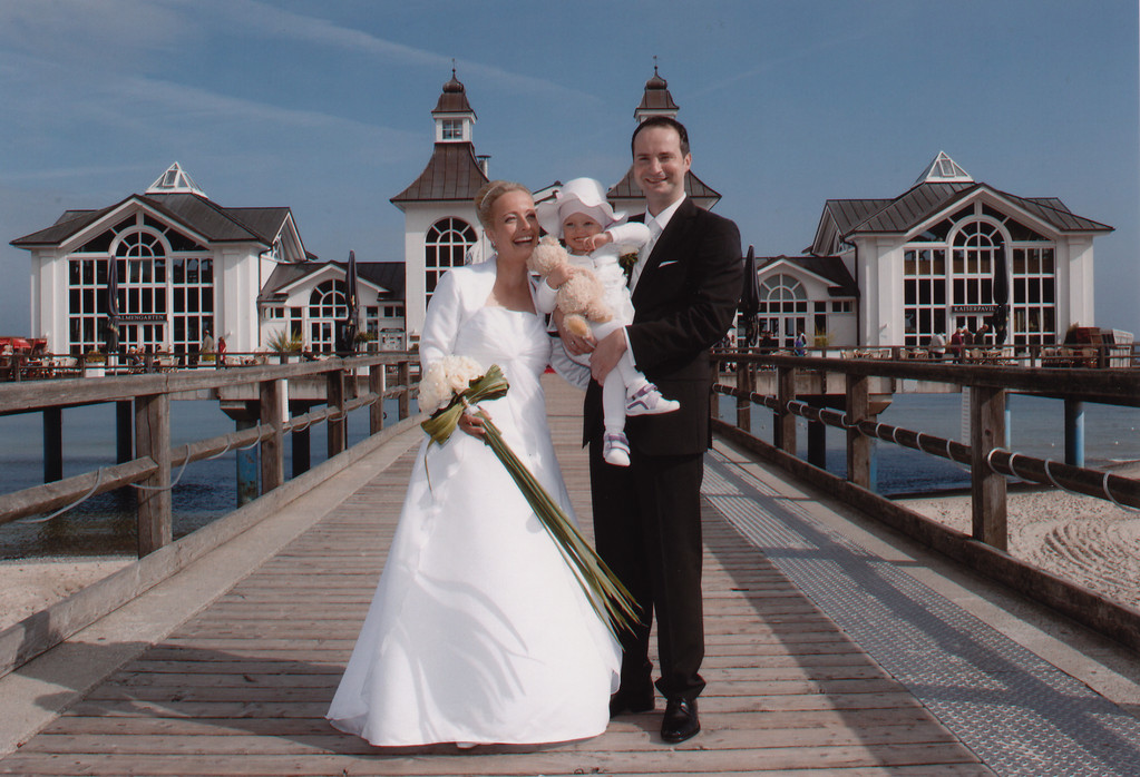 Hochzeit auf der Seebrücke in Sellin