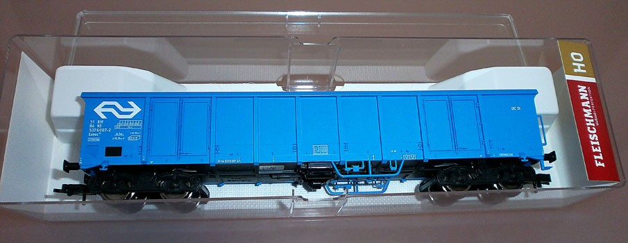 Fleischmann 528311 H0 Hochbordwagen der NS, blau, Verpackung