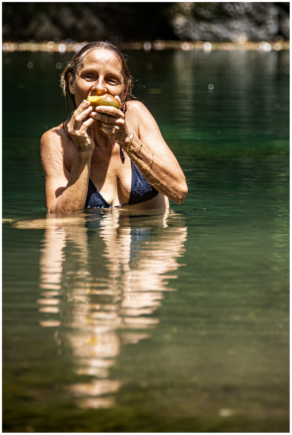 Teamausflug an "Silver Springs" Fluss (Nishan)
