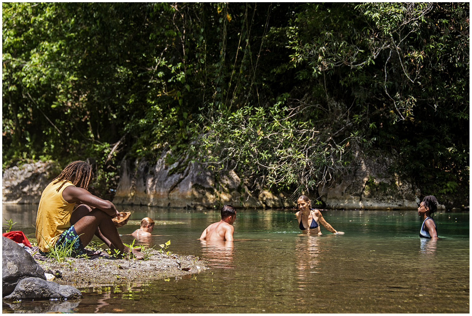 Teamausflug an "Silver Springs" Fluss