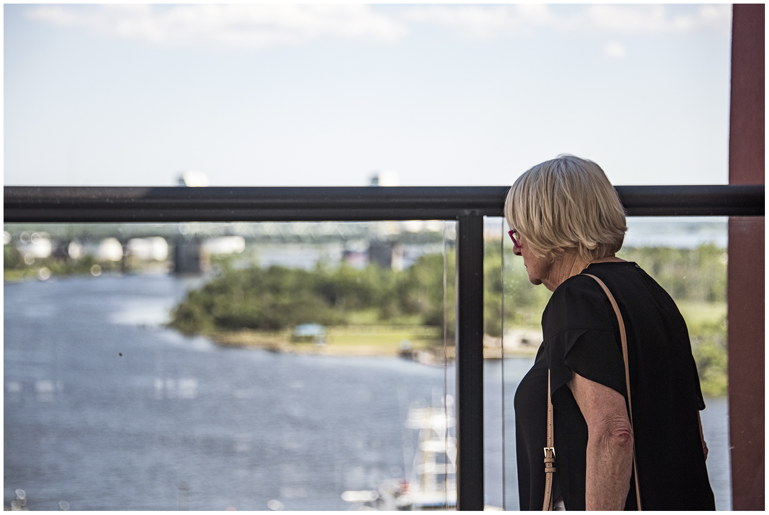 Rooftop-Bar im Städtchen Wilmington