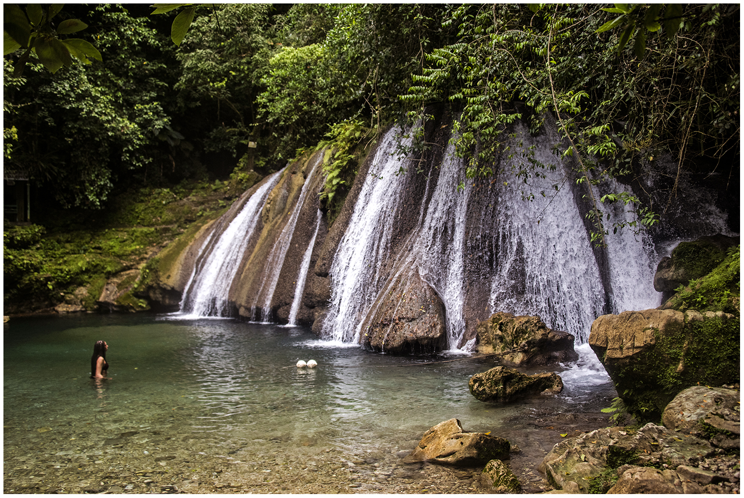 Bei den "Reach Falls" mit Andre
