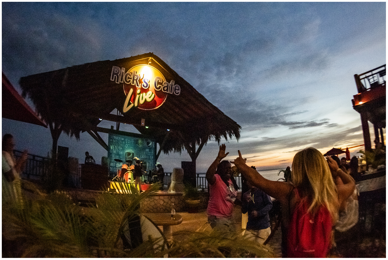 Sonnenuntergang im "Rick's Cafe"