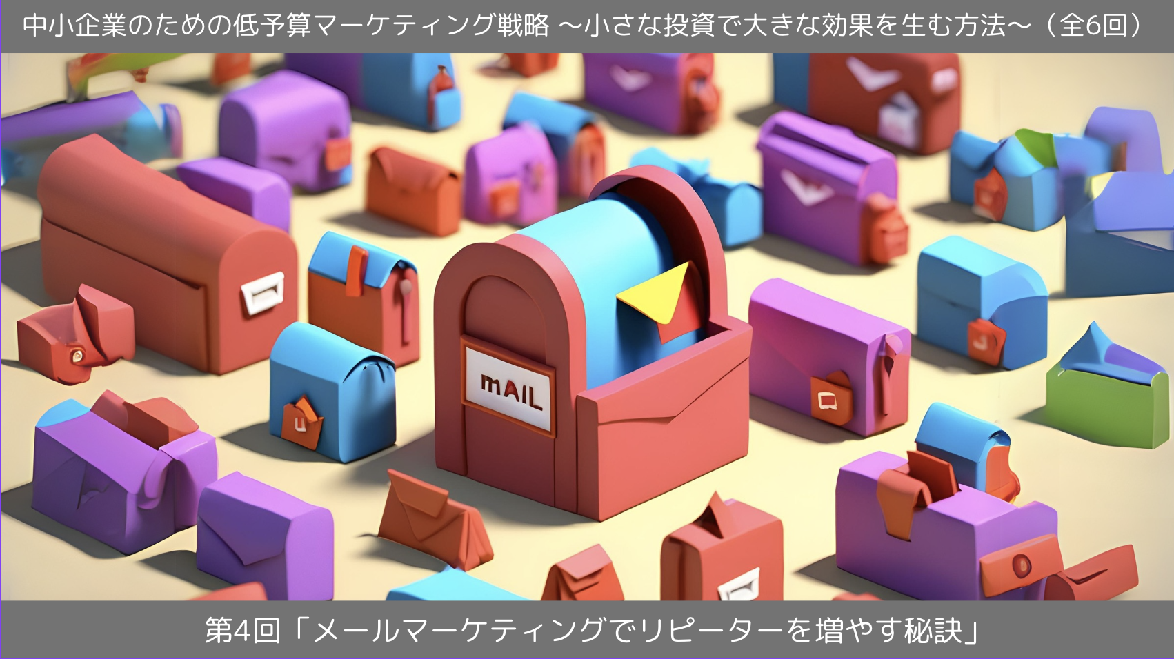 第4回「メールマーケティングでリピーターを増やす秘訣」