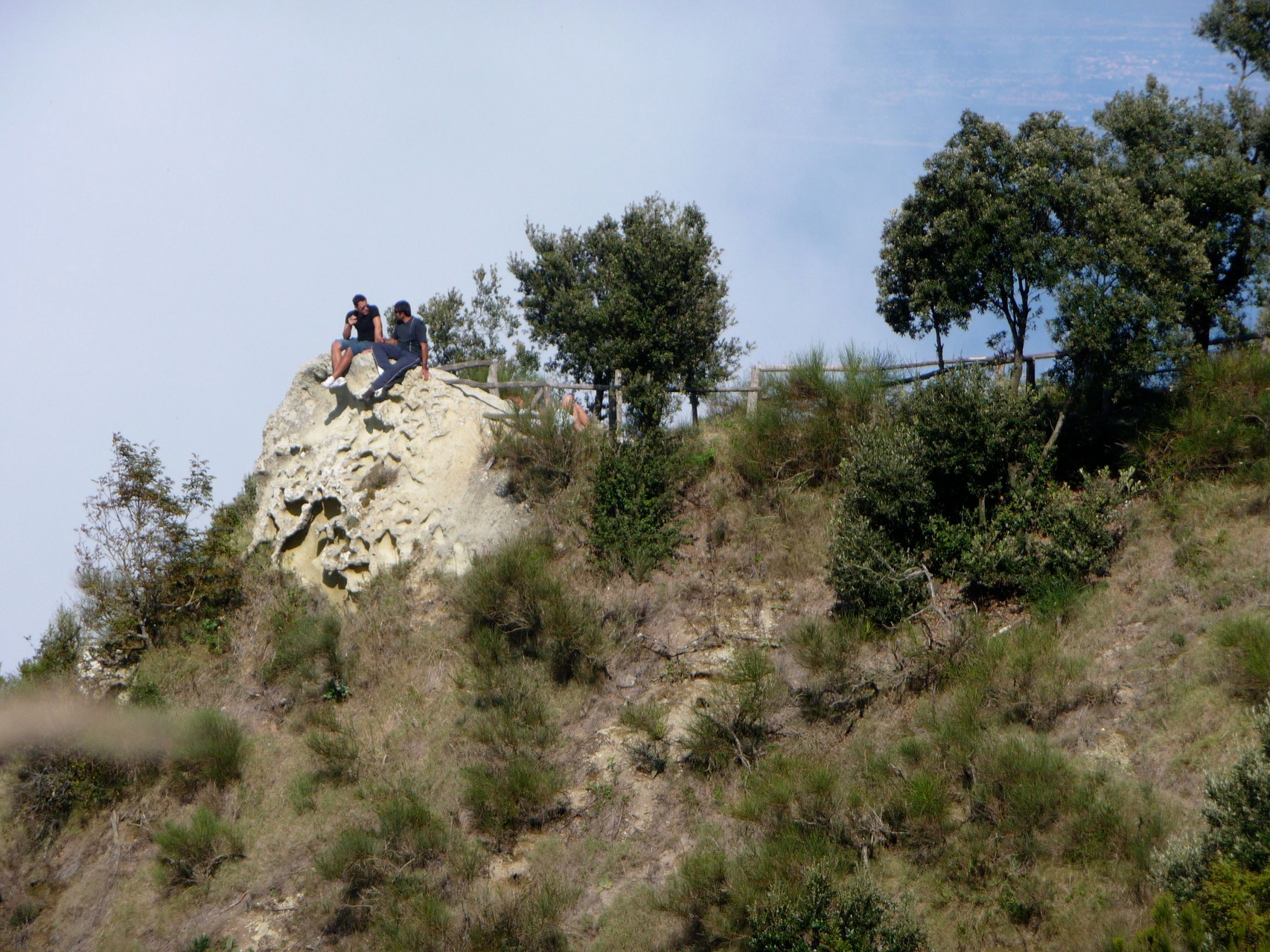 Auf dem Gipfel des Epomeo 