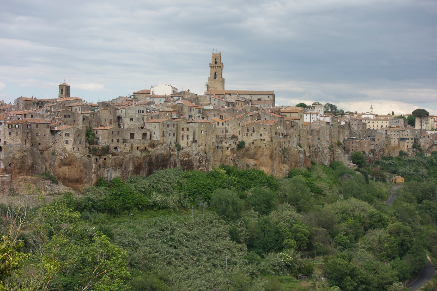 ...und welche mit Dorf. Dieses hier heißt Pitigliano.  