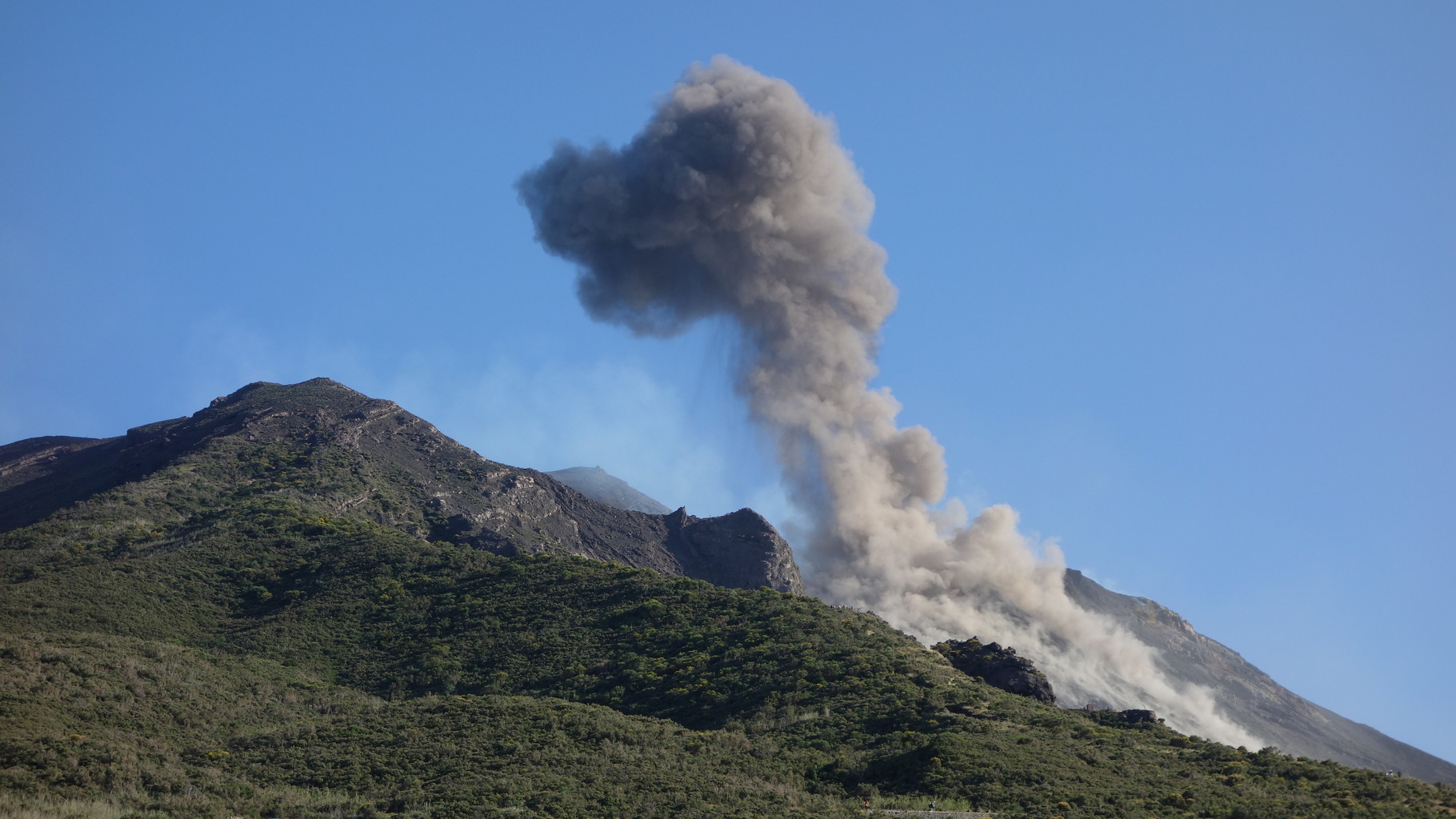 Am Stromboli gibts alle paar Minuten Getöse 