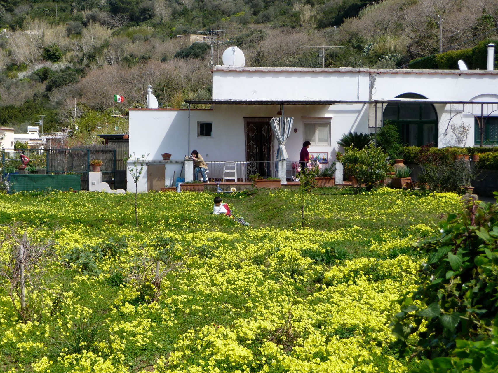 Normales Wohnhaus auf Capri