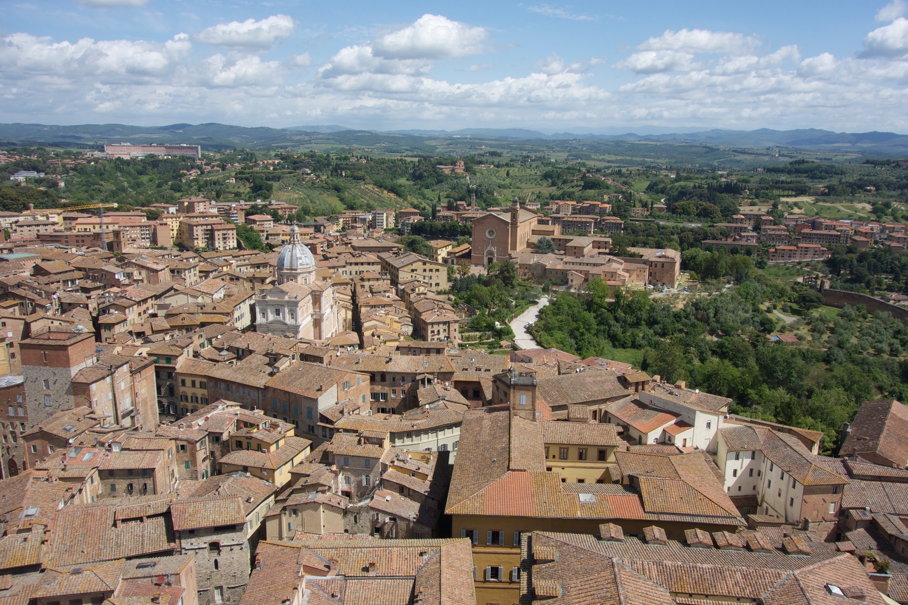 Siena vom Torre di Mangia aus