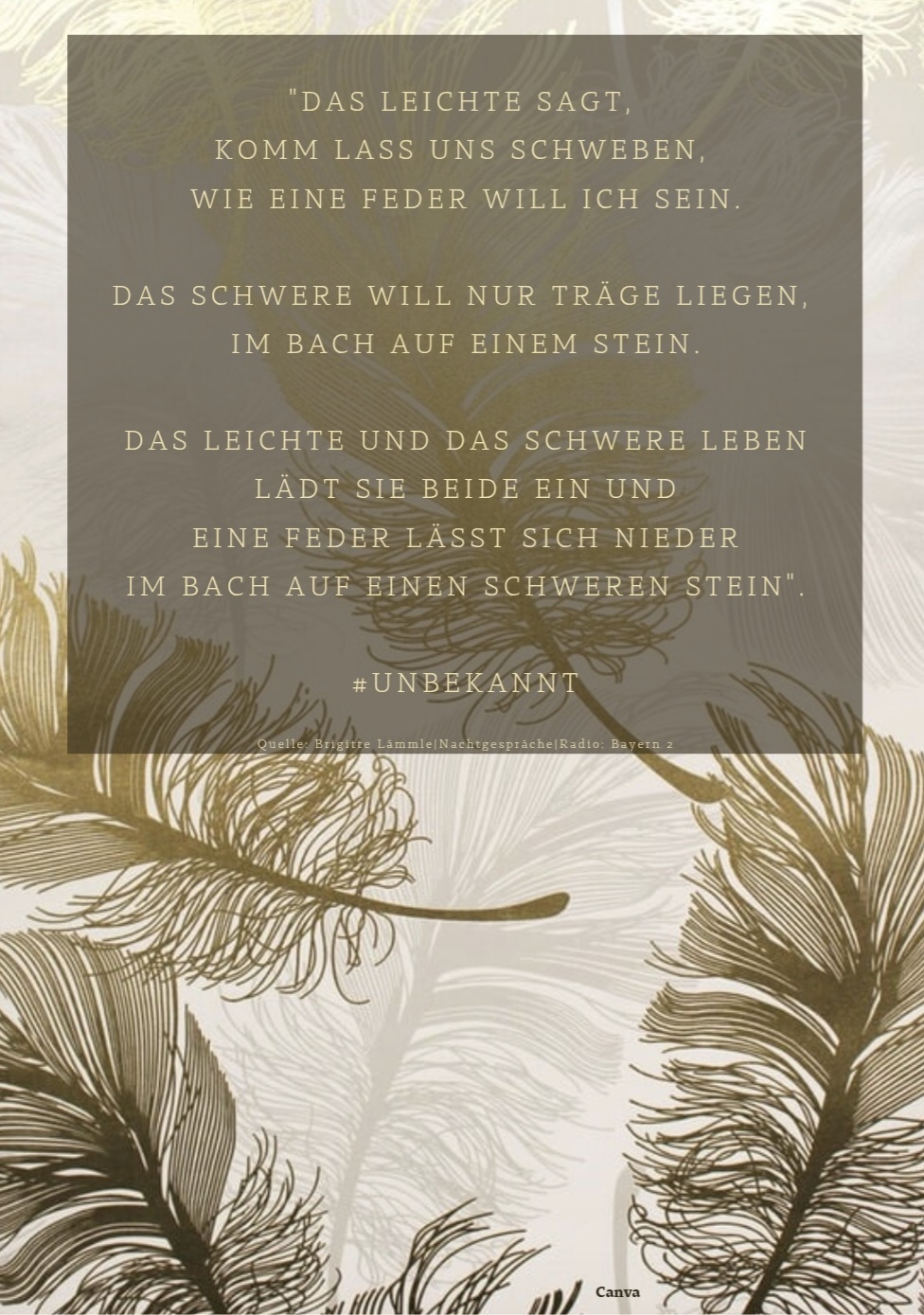 Gedicht - Feder -