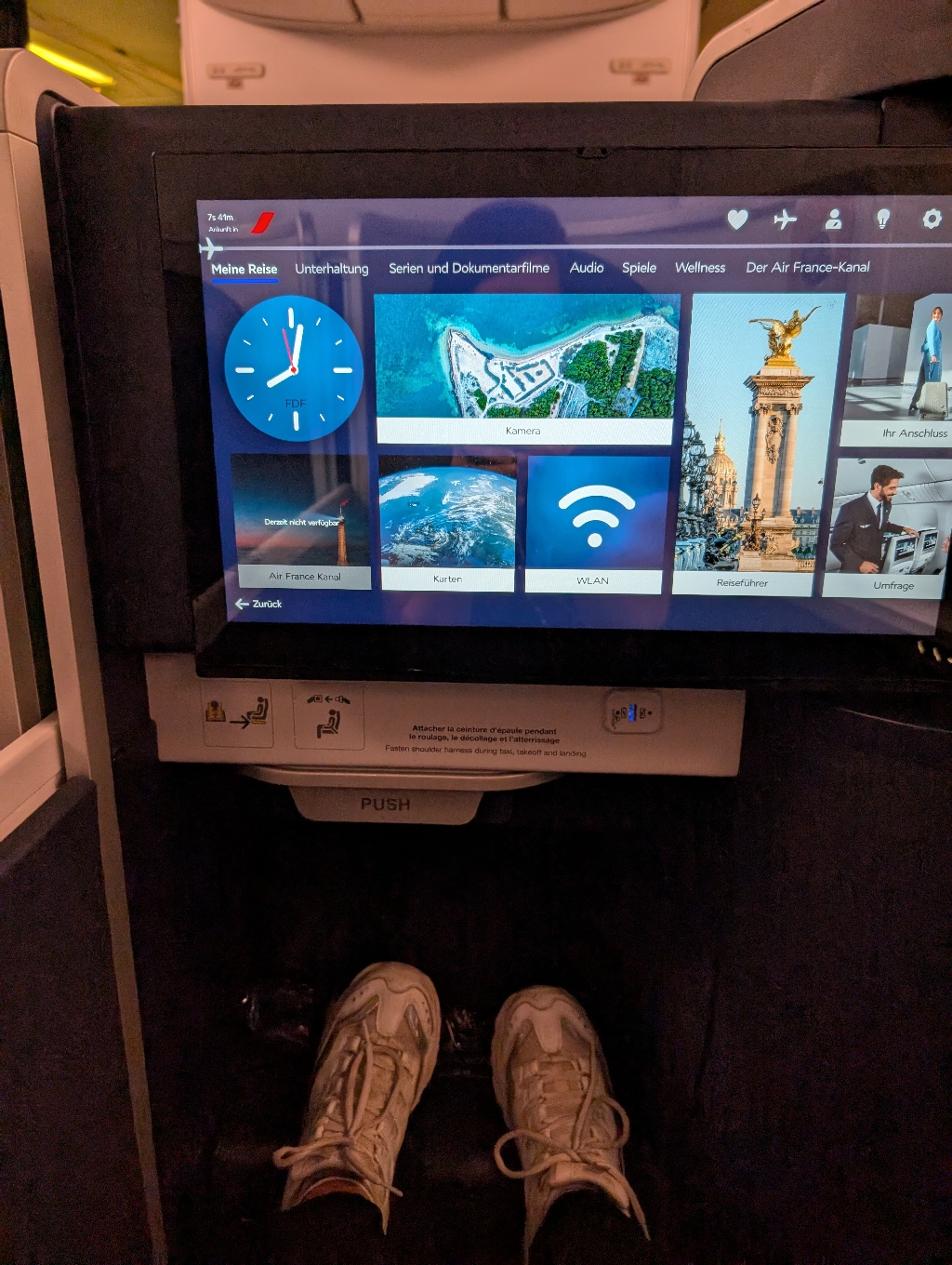Erstmal die Füße hoch legen