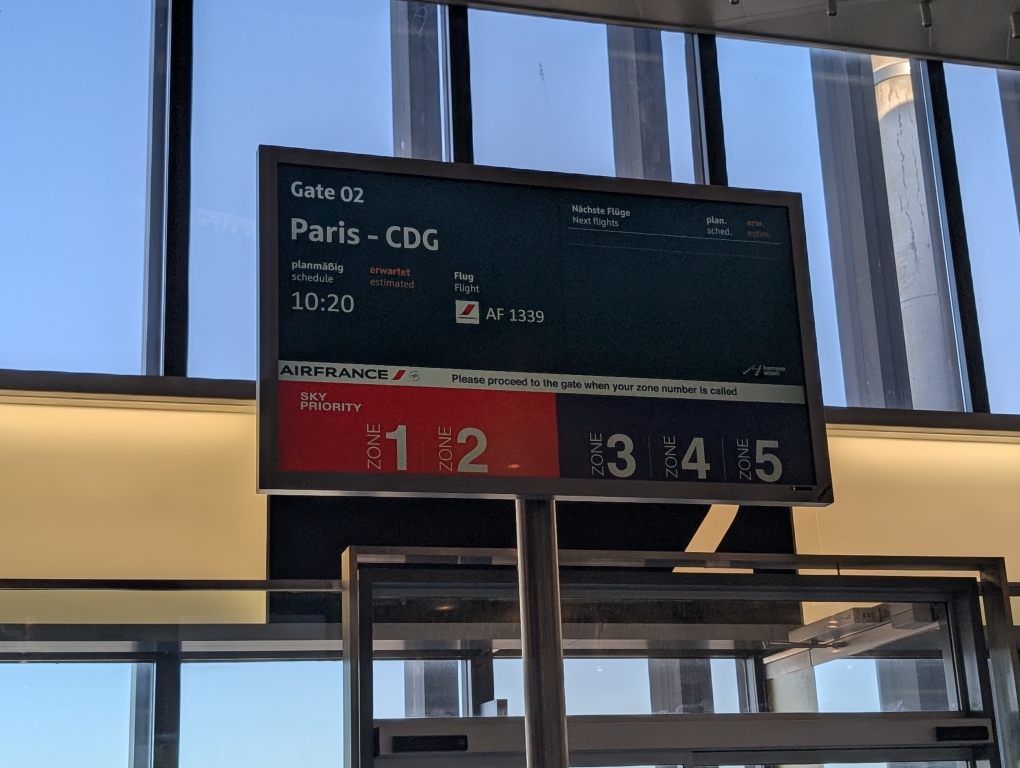 Premium Ticketinhaber boarden via SkyPriority