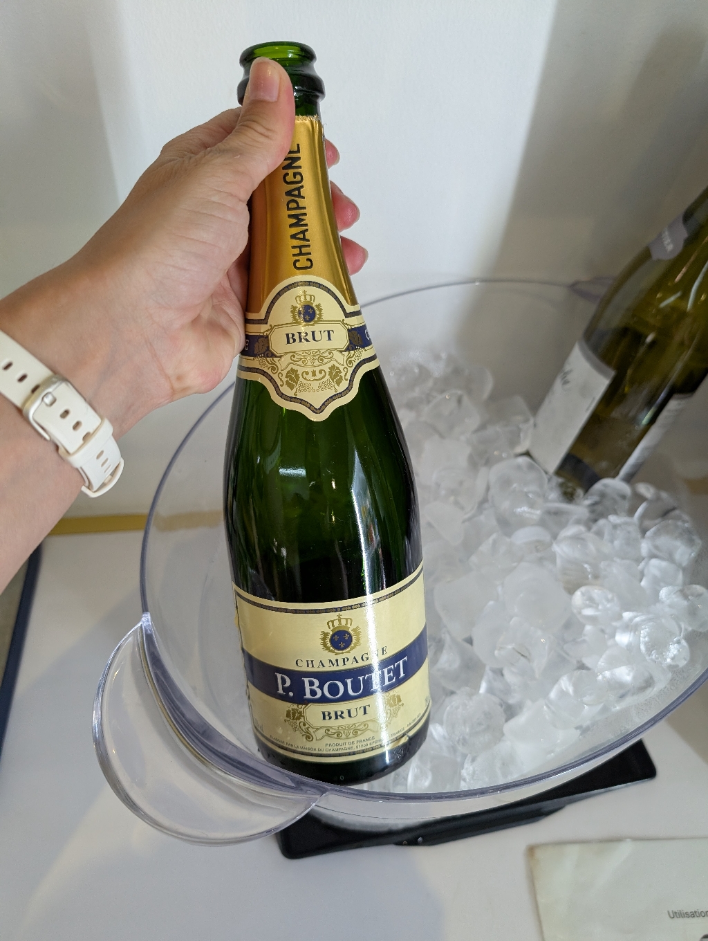 Eisgekühlter Champagner