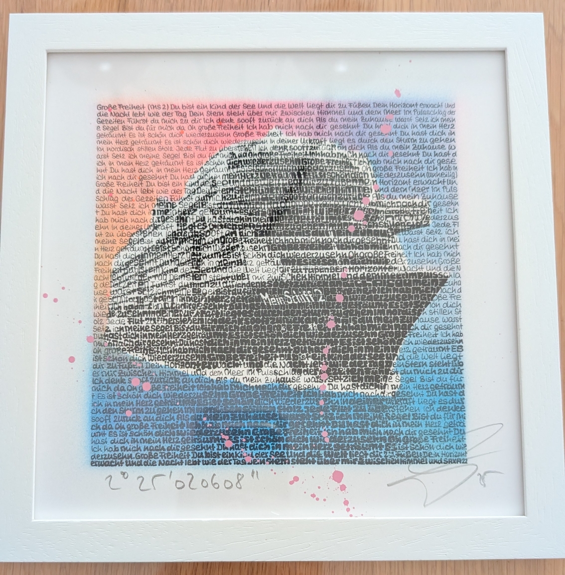 Kunstwerk von der Mein Schiff 2