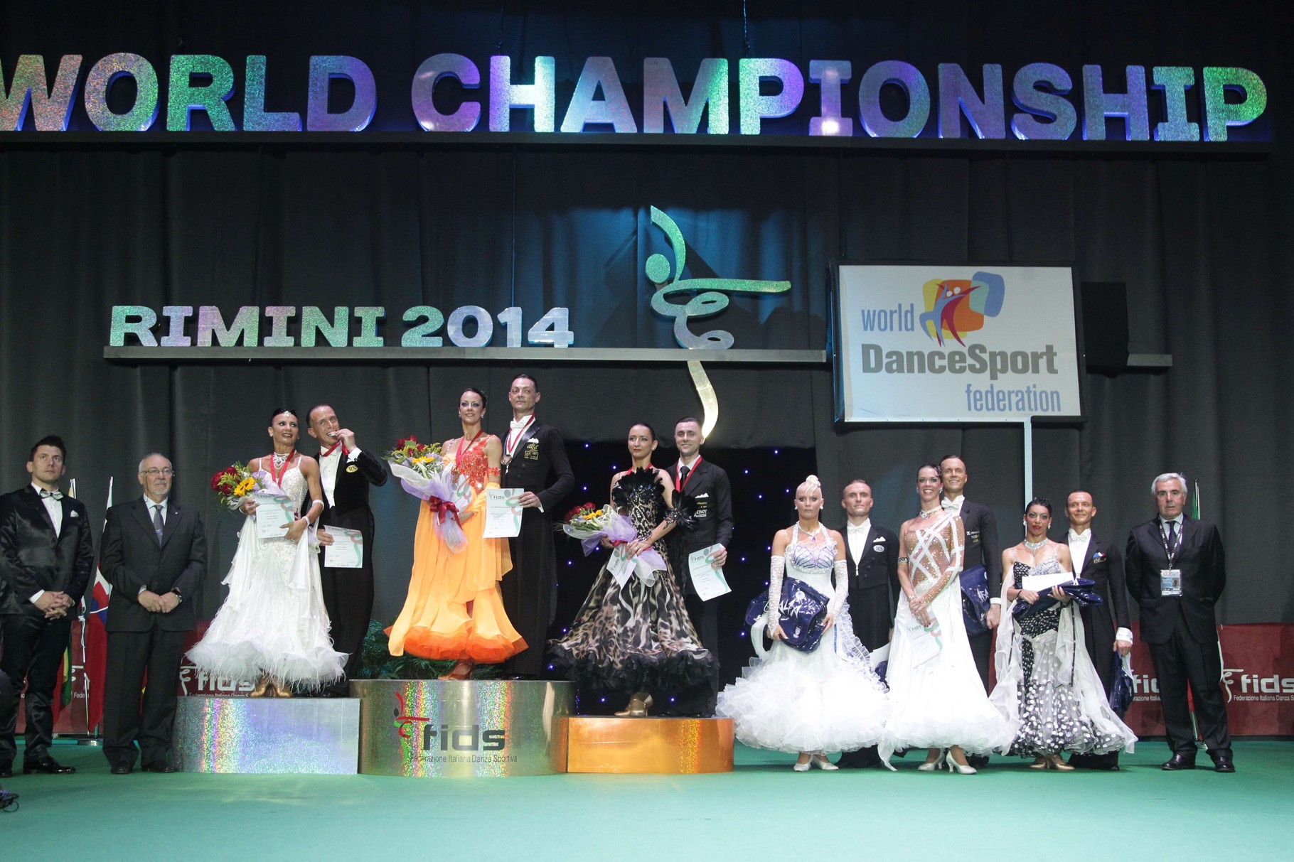 Mondiale danze standard 2014 Rimini - Premiazioni