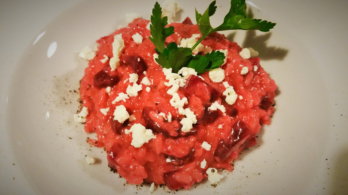Bild: mentalLOVE Blogparade das beste Kochrezept zum Verlieben - Massloskochen - rote-Rüben-Risotto 2